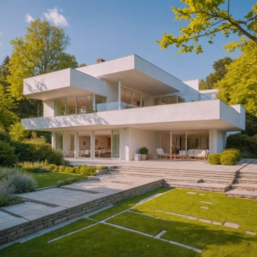 Picture of a modern house